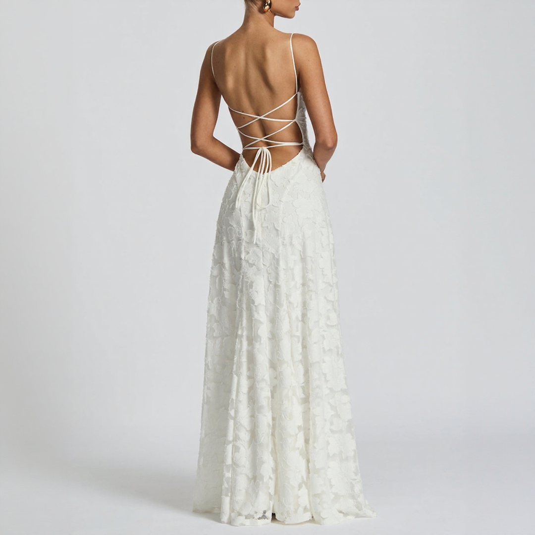 Floral Spaghetti Strap Maxi Dress