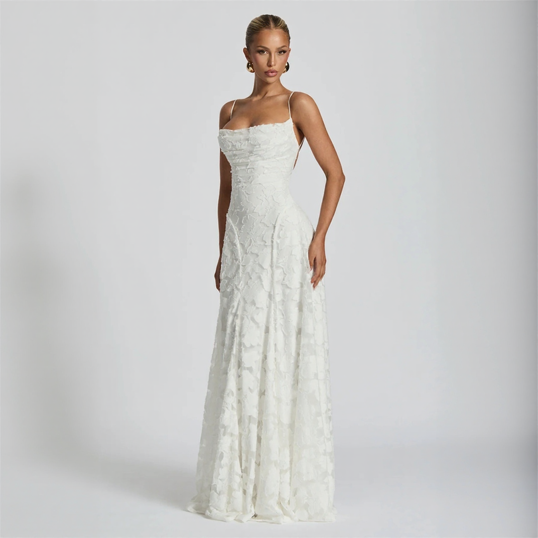 Floral Spaghetti Strap Maxi Dress